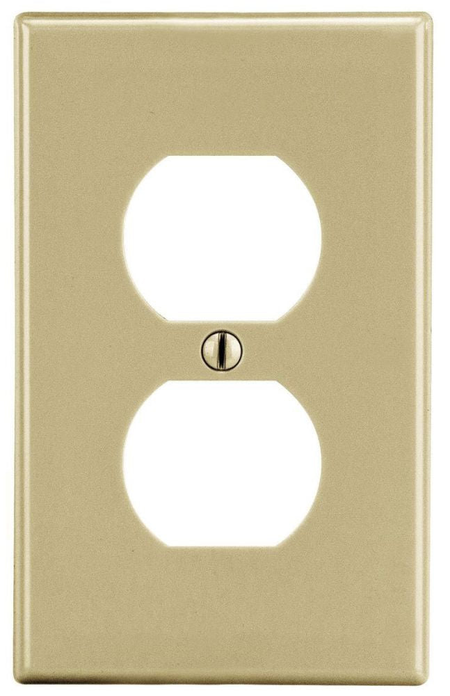 HUBBELL Hubbell Wiring Device-Kellems P8I HPW P8I WALLPLATE, 1-G, 1) DUP, IV