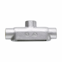 EATON Crouse Hinds TB50M Malleable Iron Type TB Conduit Outlet Body 1/2-Inch Condulet