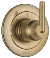 DELTA FAUCET Delta Faucet T11859-CZ 4-1/2 Diameter, 1-Lever Handle, 2-Port, 3-Setting Shower Diverter Trim
