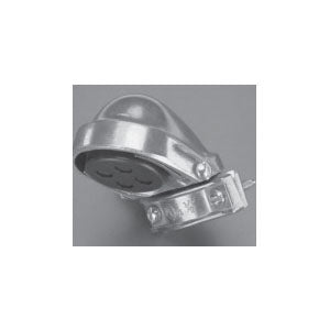 EATON Crouse Hinds EHC10 Die Cast Aluminum Clamp-On 4-Hole Entrance Cap 4-Inch