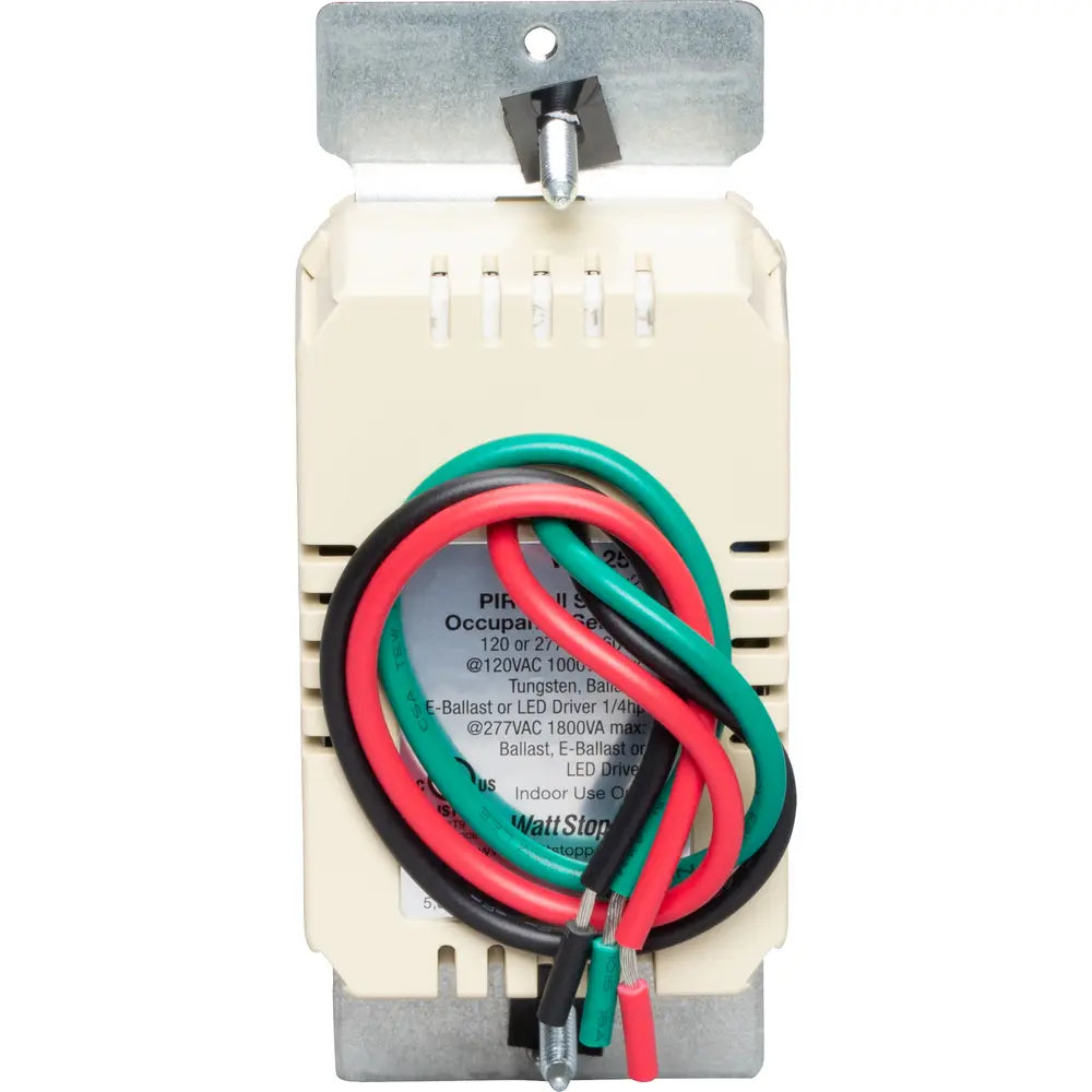 LEGRAND Pass & Seymour WS-250-I PIR Wall Switch Occupancy Sensor 120/277V Ivory