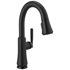 DELTA FAUCET Delta 9979T-BL-DST Coranto Single Handle Pull Down Bar/Prep Faucet with Touch2O Technology