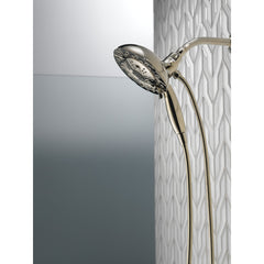 DELTA FAUCET Delta 58480-PN-PR25-PK Universal Showering Components: H2Okinetic In2ition 5-Setting Two-In-One Shower