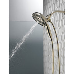 DELTA FAUCET Delta 58480-PN-PR25-PK Universal Showering Components: H2Okinetic In2ition 5-Setting Two-In-One Shower