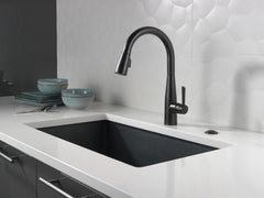 DELTA FAUCET Delta Faucet 72050-BL 3-7/8 x 2-14/25 in. 15A Air Switch with Dual Outlet in Matte Black