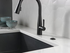 DELTA FAUCET Delta Faucet 72050-BL 3-7/8 x 2-14/25 in. 15A Air Switch with Dual Outlet in Matte Black