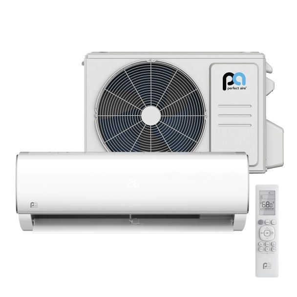 PERFECT AIRE Perfect Aire 3PAMSH09A-SZO 9,000 BTU Single Zone Ductless Mini Split Heat Pump