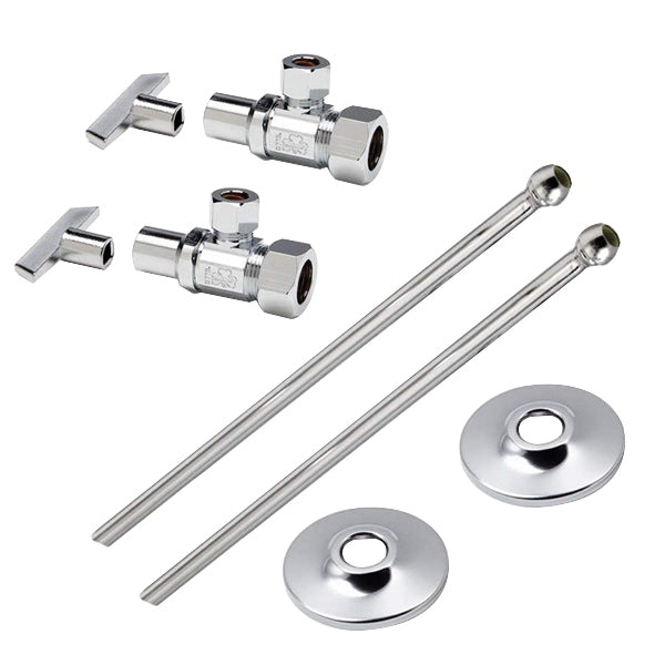 MCGUIRE McGuire LF2165CCLK Sink Supply Kit in Chrome Plated