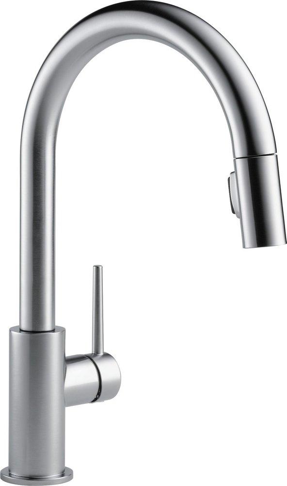 DELTA FAUCET Delta Faucet 9159-ARLS-DST Trinsic Single Handle Pull Down Kitchen Faucet
