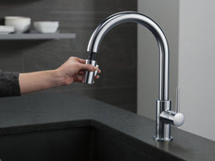 DELTA FAUCET Delta Faucet 9159-ARLS-DST Trinsic Single Handle Pull Down Kitchen Faucet