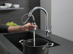 DELTA FAUCET Delta Faucet 9159-ARLS-DST Trinsic Single Handle Pull Down Kitchen Faucet