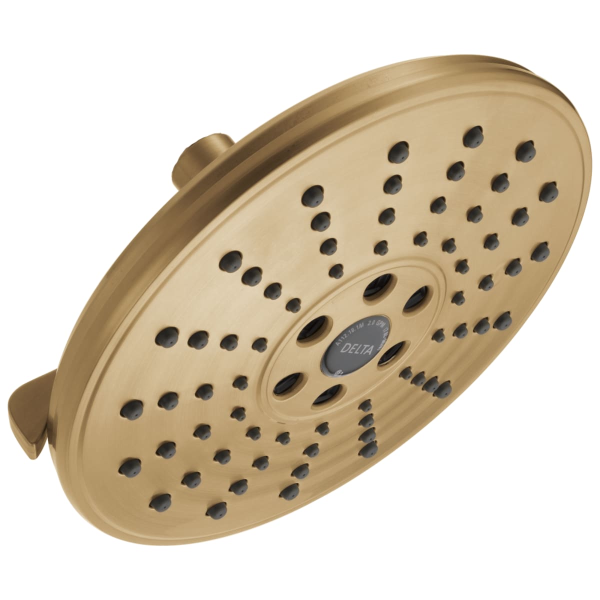 DELTA FAUCET Delta 52688-CZ-PR Universal Showering Components H2Okinetic 3-Setting Raincan Shower Head