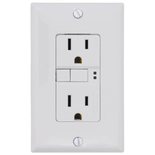LEGRAND Pass & Seymour AFGF153TRW Radiant Tamper-Resistant Dual-Function Duplex AFCI/GFCI Receptacle, NEMA 5-15R - White (15A)