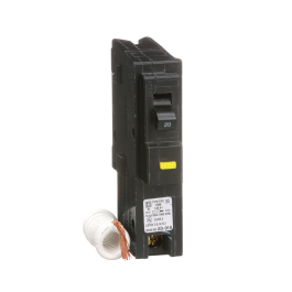 SQUARE D Square D HOM120GFI Breaker Ckt Mintr 120/240VAC 20A 10KA 1