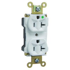 LEGRAND Legrand PT8300W 20 Amp, 125 Volt, Hospital Grade Straight Blade Receptacle, White