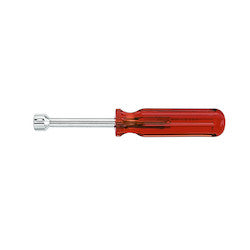 KLEIN TOOLS Klein S14 7/16-Inch Nut Driver, 3-Inch Hollow Shaft