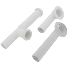 WATCO Watco 500-TQ-PVC-BN 500-TL Series 16 in. Plastic Trip Lever Drain in Brushed Nickel