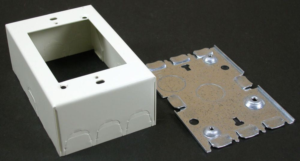 LEGRAND Wiremold 5745WH Steel Combination Device Box White