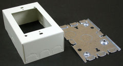 LEGRAND Wiremold 5745WH Steel Combination Device Box White