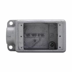 EATON Eaton FS1 Crouse-Hinds Condulet 1-Entry Shallow Device Box With Mounting Lug 1/2 In