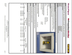 OMEGAFLEX Omega Flex FGP-WBTM-500 Wallbox 1/2 Stainless Steel w/Valve