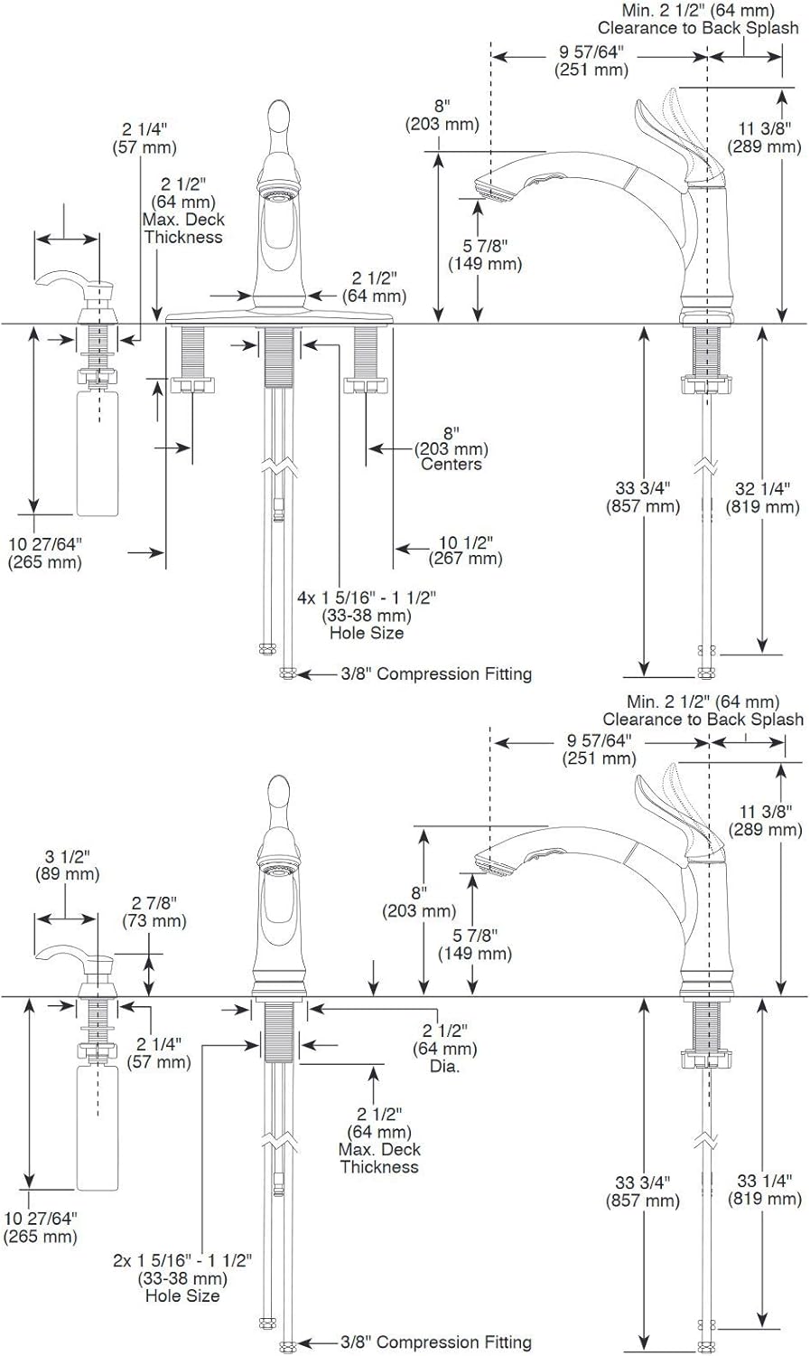DELTA FAUCET Delta Faucet 4353-DST Linden Single Handle Pull-Out Kitchen Faucet Chrome 1.5 GPM