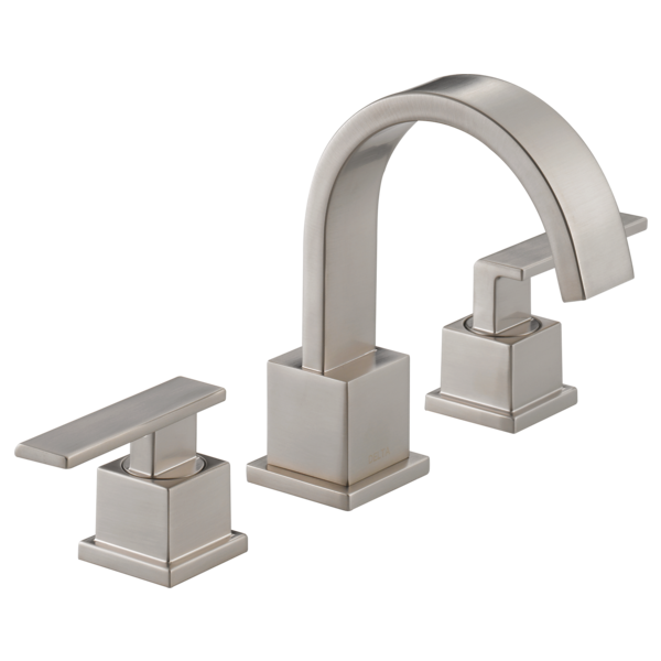 DELTA FAUCET Delta 3553LF-SS Two Handle Widespread Bathroom Faucet