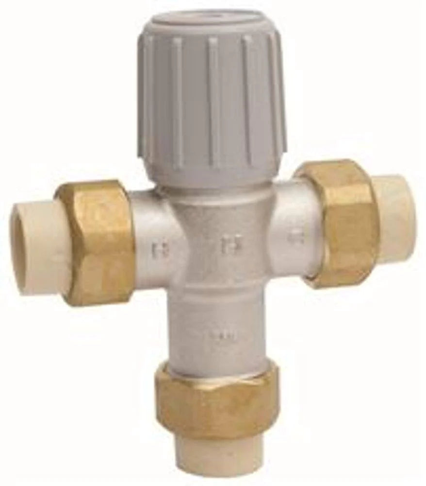 HONEYWELL Honeywell AM101-UCPVC-1LF 3/4 UNION PVC 100-145f MIX VLV