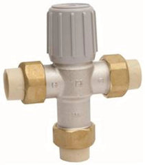 HONEYWELL Honeywell AM101-UCPVC-1LF 3/4 UNION PVC 100-145f MIX VLV