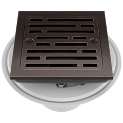 DELTA FAUCET Delta DT062412-RB Tile-In Square Shower Drain 4 Inch