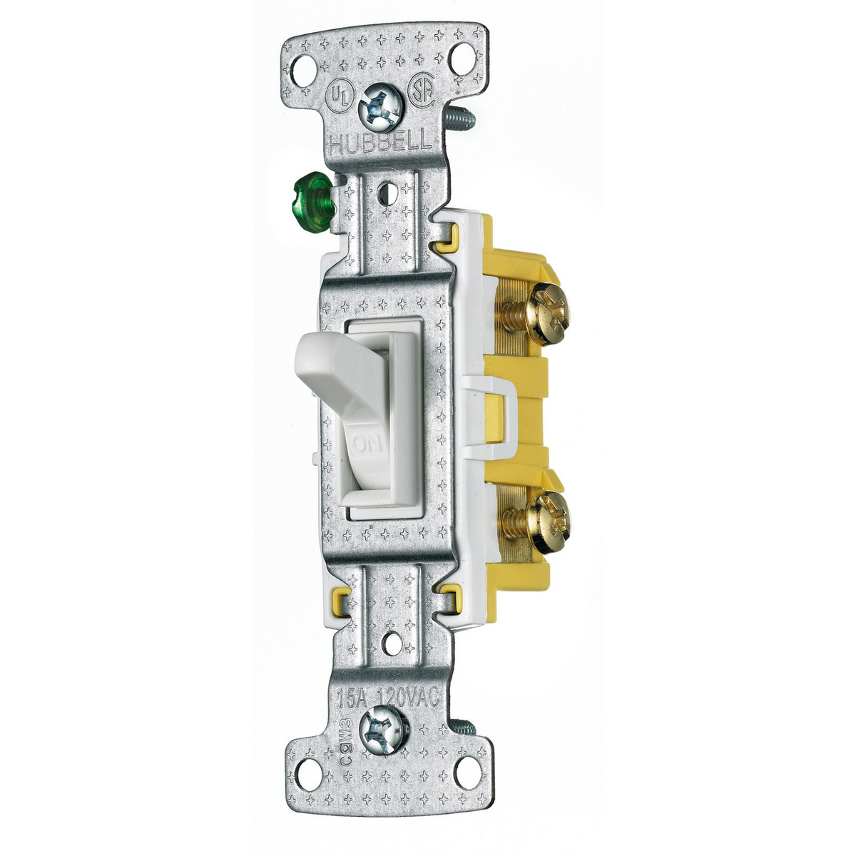 HUBBELL Hubbell Wiring Device-Kellems RS115W AC Switch 15A 120V Toggle Switch