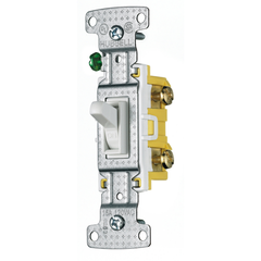 HUBBELL Hubbell Wiring Device-Kellems RS115W AC Switch 15A 120V Toggle Switch
