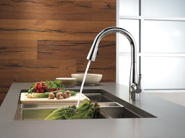 DELTA FAUCET Delta Faucet 9159-DST Trinsic Single Handle Pull Down Kitchen Faucet