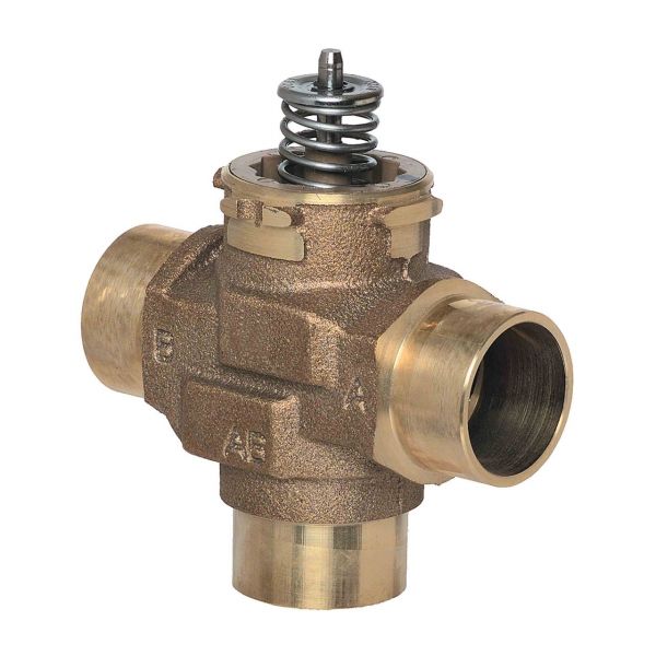 HONEYWELL Honeywell VCZND6100 1-1/4 NPT 3-Way Mixing/Diverting Valve