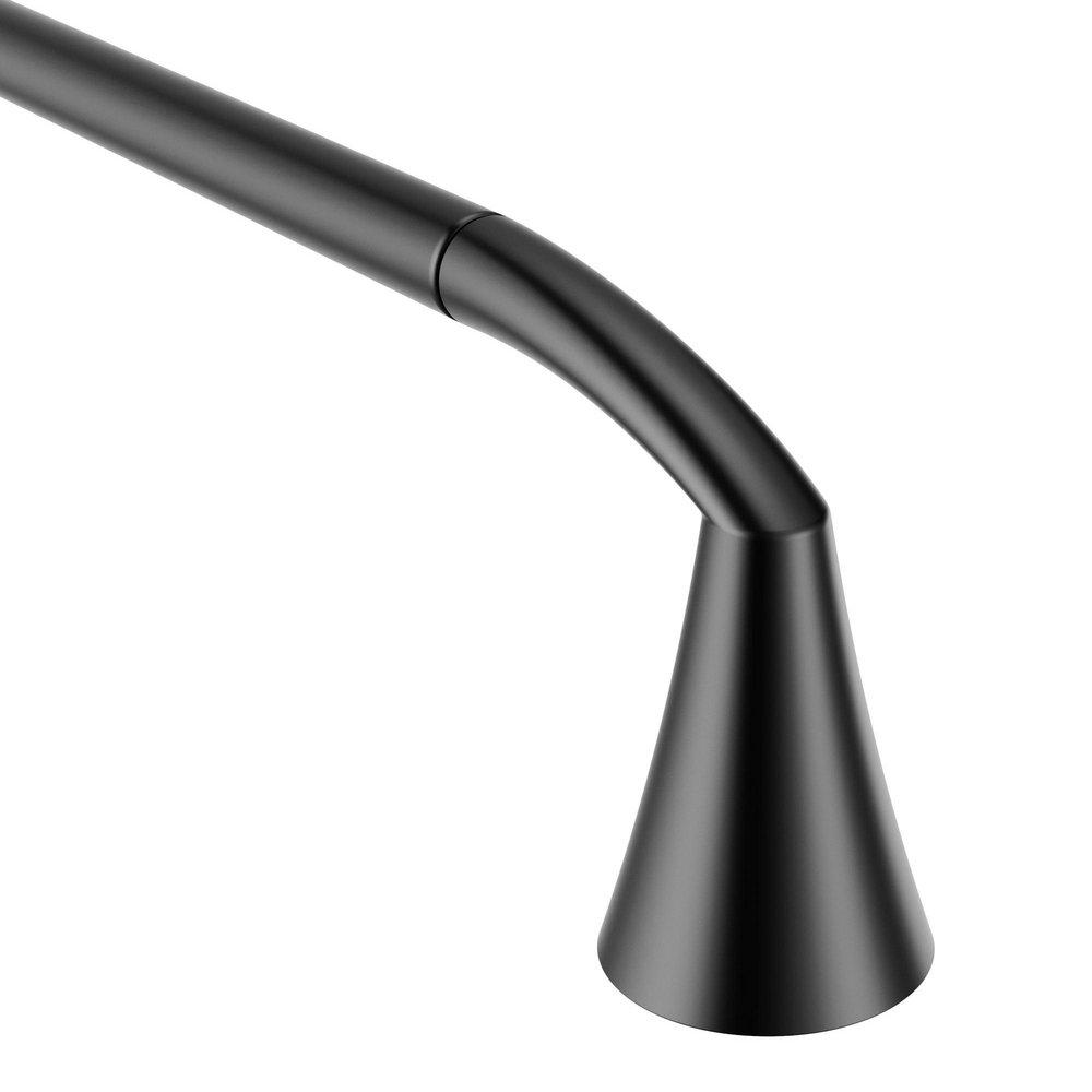 MOEN Moen YB2324BL Glyde 24 in. Towel Bar in Matte Black