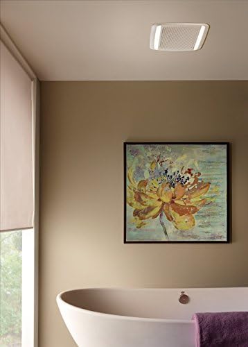 BROAN-NUTONE Broan-NuTone RB80L1 Energy Star Certified Bathroom Fan (Ultra Quiet less than 0.3 Sones) - White