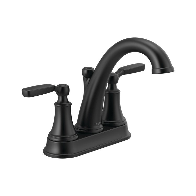 DELTA FAUCET Delta 2532LF-BLTP Lavatory Faucet Centerset 4 Inch Spread