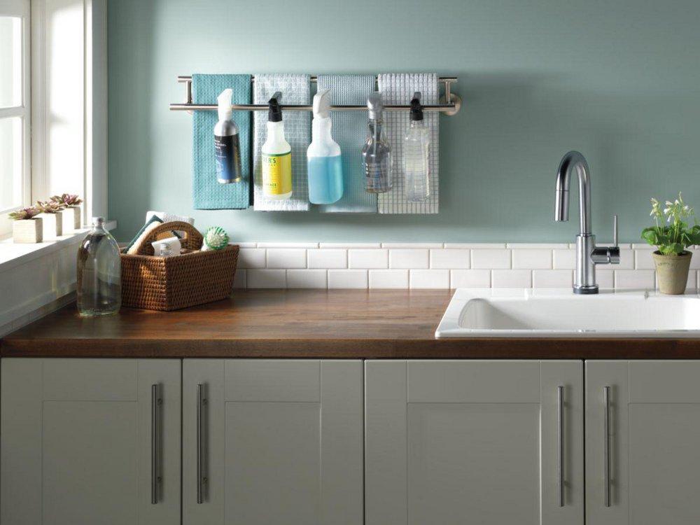 DELTA FAUCET Delta Faucet 9959T-AR-DST Trinsic Single Handle Pull Down Bar Faucet in Arctic Stainless