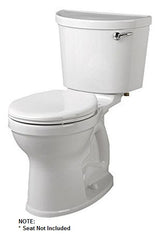 AMERICAN STANDARD GROHE 211CA105.020 Champion PRO 2-pc Toilet No Seat Elongated with Right Side Mounted Trip Lever White