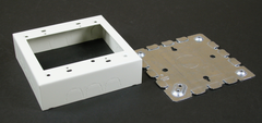 LEGRAND Legrand V5748-2 Wiremold 4-3/4 x 4-3/4 x 1-3/4 Steel 2-Gang Box