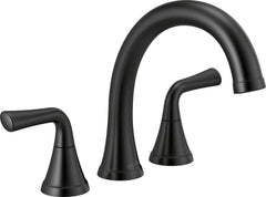 DELTA FAUCET Delta Faucet T2733-BL Kayra Roman Tub Faucet Trim Matte Black
