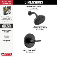 DELTA FAUCET Delta Faucet T14235-BL Delta SAYLOR: Monitor® 14 Series Shower Trim