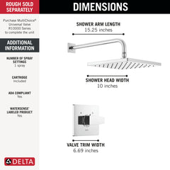 DELTA FAUCET Delta Faucet T14268-PP Monitor 14 series shower trim