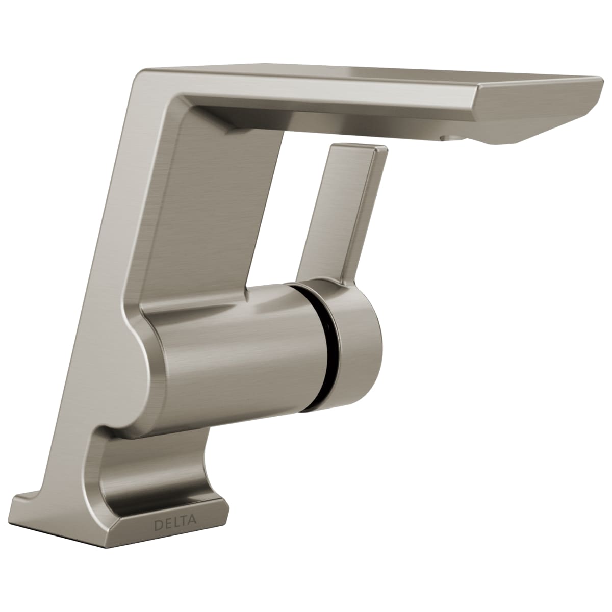 DELTA FAUCET Delta 599-SS-PR-LPU-DST Lavatory Faucet Pivotal 4 Inch Spread 1 Lever ADA WaterSense Lumicoat Stainless