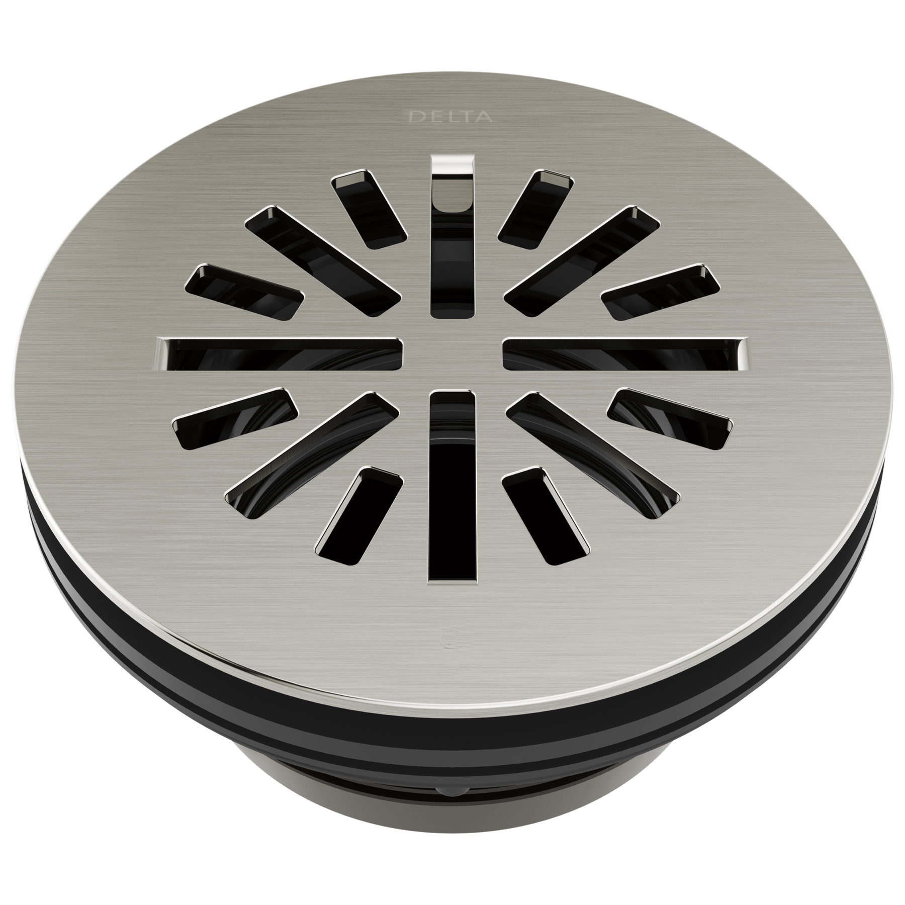 DELTA FAUCET Delta DT051411-SS Prefab Round Shower Drain 4 Inch