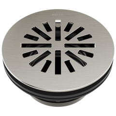 DELTA FAUCET Delta DT051411-SS Prefab Round Shower Drain 4 Inch