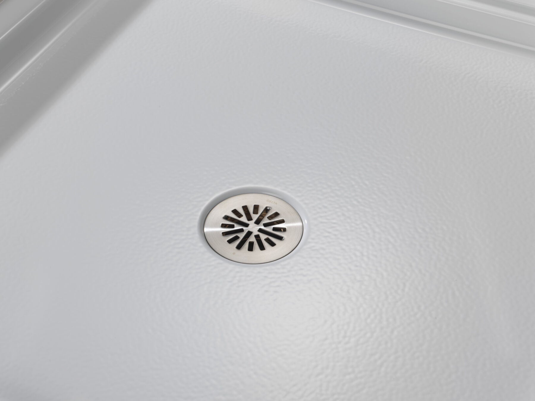 DELTA FAUCET Delta DT051411-SS Prefab Round Shower Drain 4 Inch