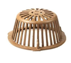 JAY R SMITH JAY R SMITH MFG 1010CID 11.125 in. Yellow Duco Paint Cast Iron Replacement Drain Dome for 1010 Series Roof Drains