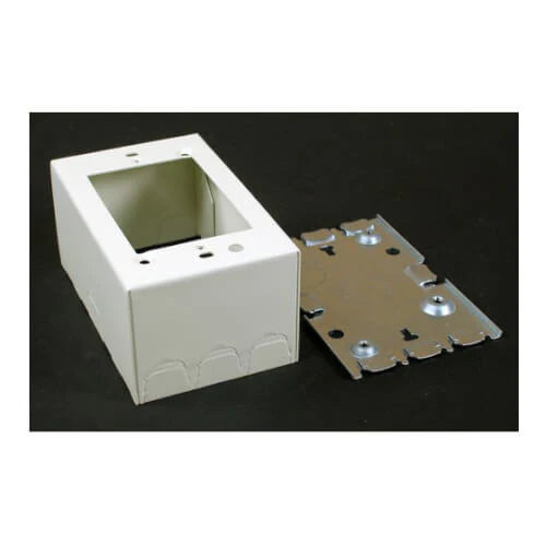 LEGRAND Wiremold 5744SWH Single-Gang Deep Switch & Receptacle Device Box Fitting White
