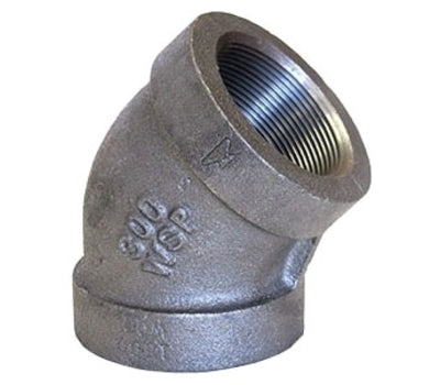 ASC ENGINEERED SOLUTIONS Anvil 310510607 1/2 inches Black Malleable Iron 45° Elbow